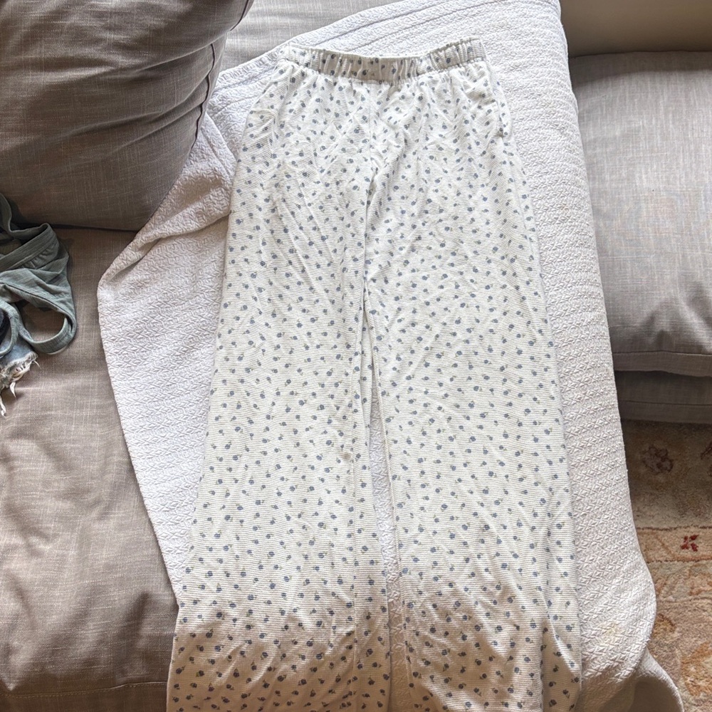 Marshalls Women's Cream and Gray Patterned Joggers